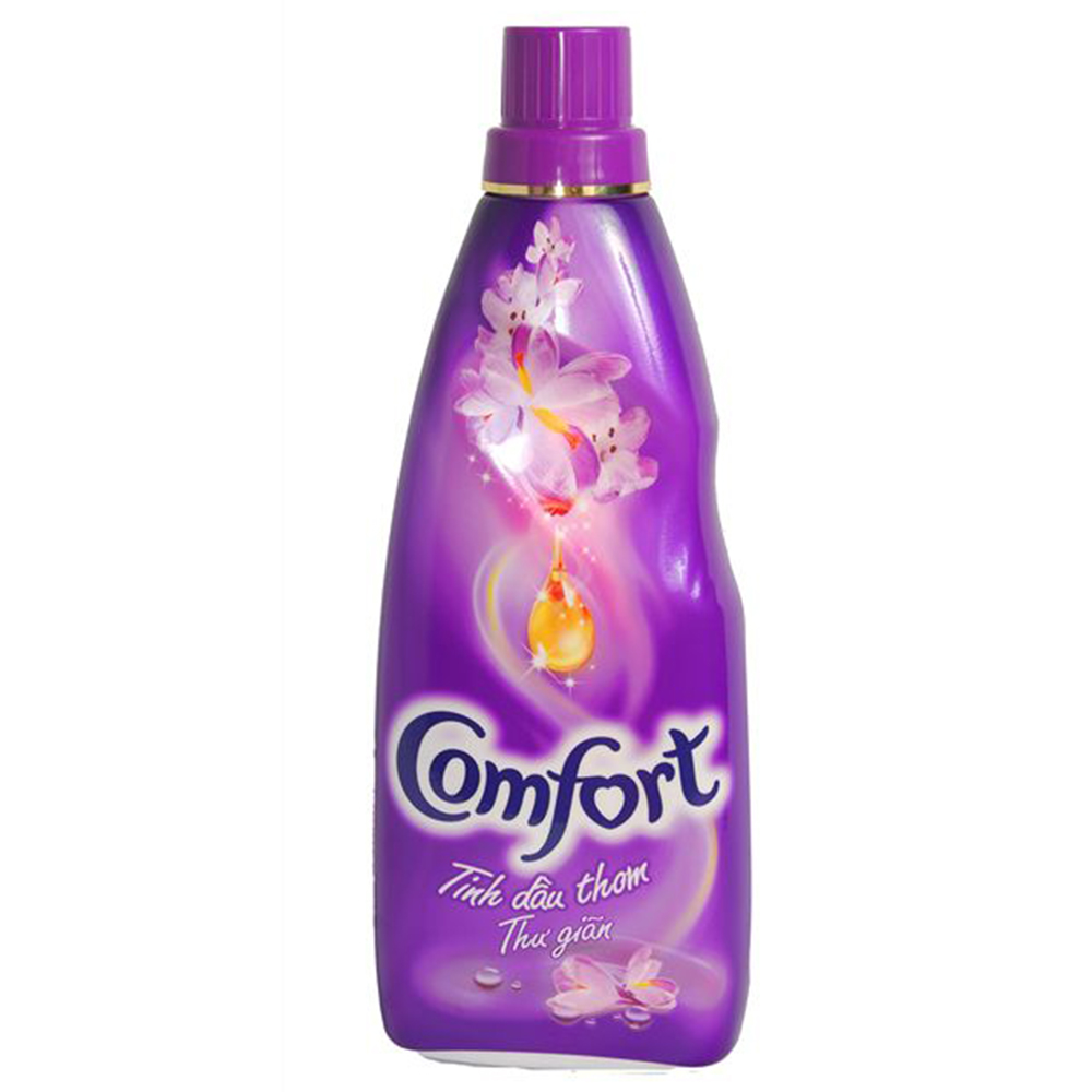 Nước xả comfor 1 lần xả tinh dầu thơm thư giãn 800ml (vàng)